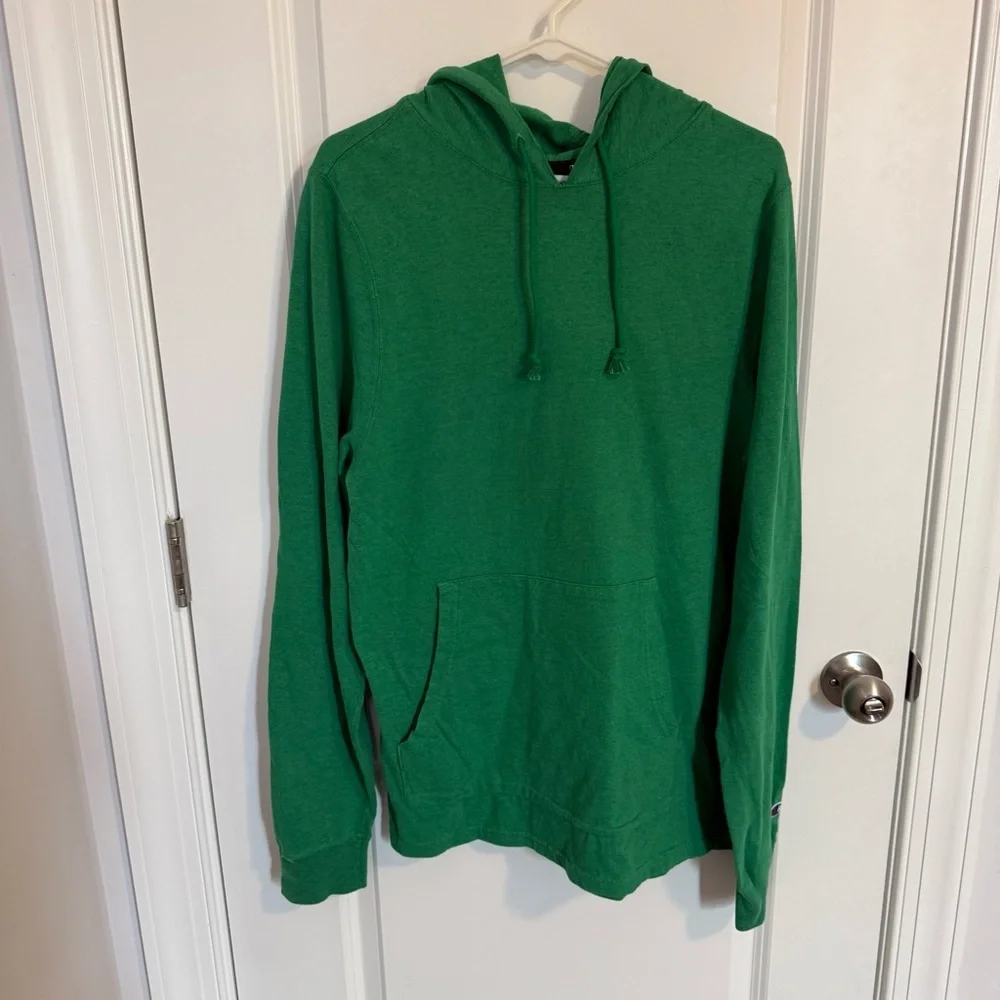 Champion Reverse Weave‎ Hooded Sweatshirt Hoodie Kelly Green Men’s Small Blank